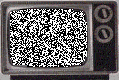 a television displaying static